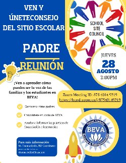 Spanish SSC Orientaion Flyer